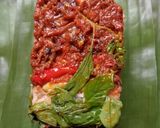 Foto langkah ke 9 dari resep Nasi Bakar Cumi Asin.