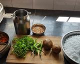 A picture of step 1 of Sabudana khichadi.
