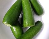 Hình bước làm 1 của món Dưa chuột ngâm nước tương
