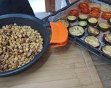 Foto del paso 5 de la receta Hortalizas gratinadas con garbanzos dos