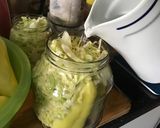 Káposztával töltött paprika ecetes lében recept fázis 5 fotója