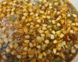 A picture of step 3 of Chicken manchow soup😊.