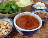 Hình bước làm 1 của món Bánh tráng trộn