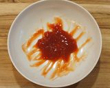 A picture of step 9 of Crispy Fried Tofu with Garlicky Soy Sauce & Chili Sweet and Sour Sauce.