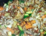 Foto del paso 5 de la receta: Fideos con verduras y pollo