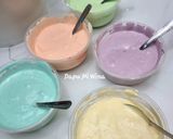 Foto langkah ke 3 dari resep 187. Bolu Santan Pelangi Kukus.