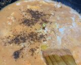 A picture of step 4 of Paneer in rich cashew tomato gravy.