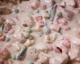 Zöldséges csirkeragu recept fázis 3 fotója