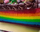 Foto langkah ke 6 dari resep Bolu kukus pelangi Rainbow.