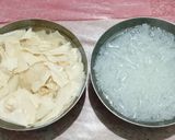 Foto langkah ke 2 dari resep Sup Bihun Telur Kembang Tahu.