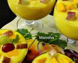 A picture of step 10 of Mango Fruit Custard (Party Food).