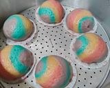 Foto langkah ke 14 dari resep Bakpao Unicorn Isi Kacang Merah (No Mixer).