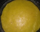 A picture of step 1 of Badam nariyal barfi.