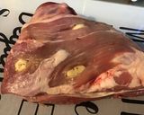 Une image de l'étape 2 de Épaule d'agneau à l'ail et romarin et ses piments verts (recette plancha).