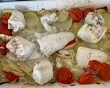 A picture of step 3 of Baked monkfish.