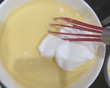 Hình bước làm 3 của món Bánh bông lan phomai ngựa vằn