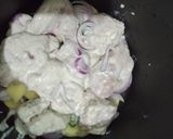 A picture of step 3 of Chicken with potatoes.