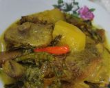 Gambar langkah 5 resipi Itik Salai Masak Lemak.