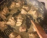 รูปขั้นตอนการทำที่ 2 ของ ผัดสปาเกตตีเขียวหวานไก่