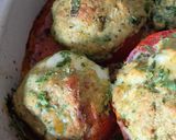 Une image de l'étape 4 de 🍅 Tomates farcies poulet, mozzarella & pesto.
