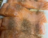 Foto langkah ke 1 dari resep Baked Salmon Foil dengan sayuran.