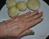 عکس مرحله 3 از دستور خوشمزه ترین سیب زمینی آب پز سرخ شده