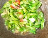 Foto langkah ke 3 dari resep Tumis touge buncis tempe sehat.