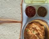 A picture of step 3 of Chilli Cheese Tava Toast Sandwiches.