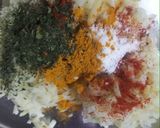 A picture of step 2 of Aloo masala poori.