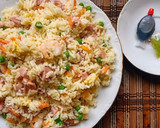 Foto del paso 2 de la receta: Arroz tres delicias con wasabi y salsa de soja.