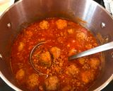 A picture of step 4 of Meatballs with Meat Sauce.