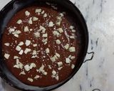 A picture of step 1 of Chocolate Sponge Cake with White Chocolate Filling.
