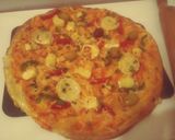Une image de l'étape 5 de Pizza thon,chèvre.