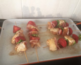 Foto del paso 5 de la receta: Brochetas de pollo y verduras