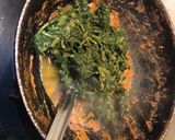 A picture of step 6 of Palak salan.