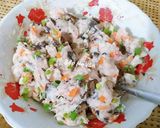 Hình bước làm 1 của món Canh khổ qua dồn cá thác lác