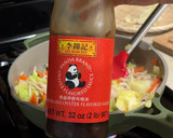 A picture of step 1 of Stir-Fried Vegetables with Pork.