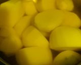 A picture of step 1 of Chatpati chana chaat.