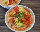 A picture of step 8 of Savoury Tomato Egg Udon (Noodle) 🍜.