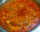 A picture of step 5 of Vadi Subzi.