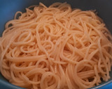 Foto del paso 5 de la receta: Pasta con pesto alla trapanese (con almendras y tomates)