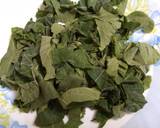 Kumro Pata Bata (Tender Pumpkin Leaves Chutney - Bengali Style) recipe step 1 photo