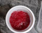 A picture of step 1 of Strawberry & Mango swirl smoothie.