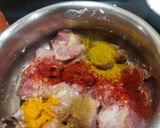 A picture of step 2 of Chicken Dum Biryani.