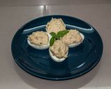 Foto del paso 5 de la receta: Huevos rellenos con atún y variantes