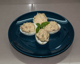 Foto del paso 5 de la receta: Huevos rellenos con atún y variantes