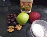 A picture of step 1 of Mayo Apple and Walnut salad.