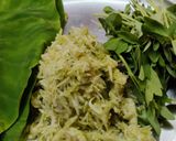 A picture of step 3 of Lauki Arbi Methi Zunka.