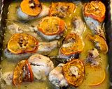 Foto del paso 9 de la receta: Pollo al horno con mandarinas