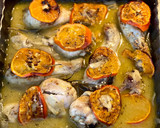 Foto del paso 9 de la receta: Pollo al horno con mandarinas